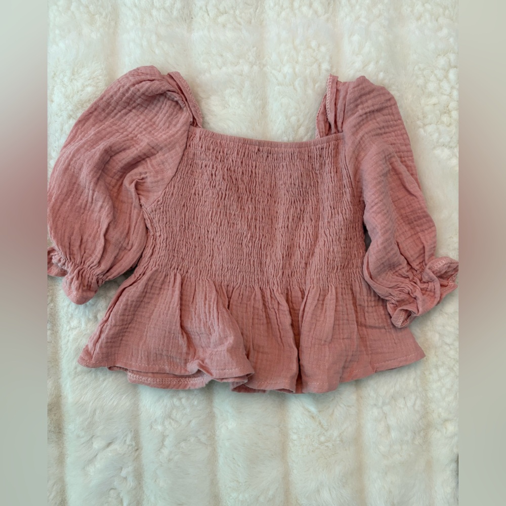 Zara 2-3 yes Pink and Cream Kids Blouse Set bundle - Picture 7 of 8